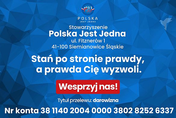 Wesprzyj serwis PJJ.TV - Telewizja Prawdy